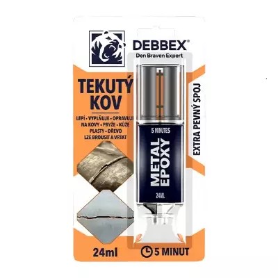 lepidlo tekutý kov Epoxy Metal 24ml